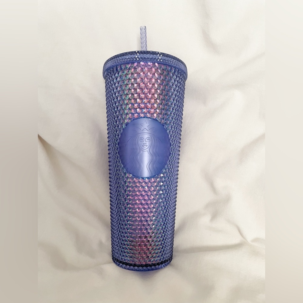 Starbucks Disney World 50th Anniversary Purple Blue Studded Tumbler Venti 24oz